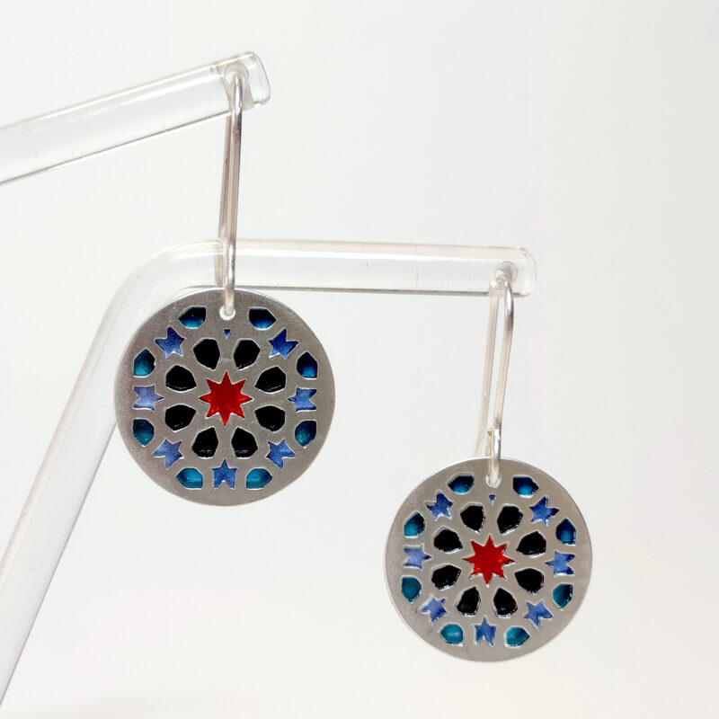 pendientes azulejo salon embajadores